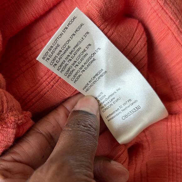 Pilcro Orange Halter Neck Tank Top Size Small - Picture 7 of 8